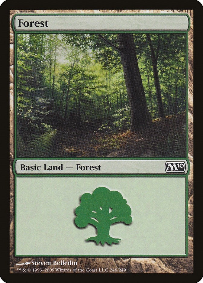Image for Forest (248) (248) (M10) - Magic: The Gathering