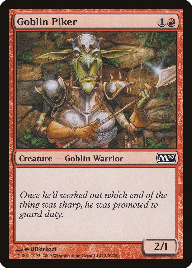Image for Goblin Piker (140) (M10) - Magic: The Gathering