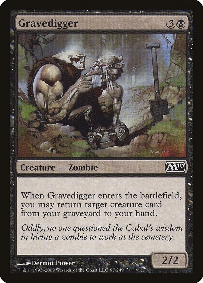 Image for Gravedigger (97) (M10) - Magic: The Gathering