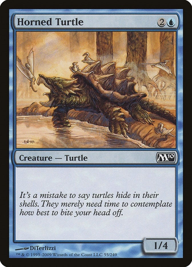 Image for Horned Turtle (55) (M10) - Magic: The Gathering