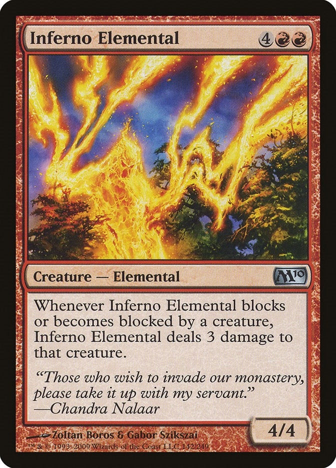 Image for Inferno Elemental (142) (M10) - Magic: The Gathering