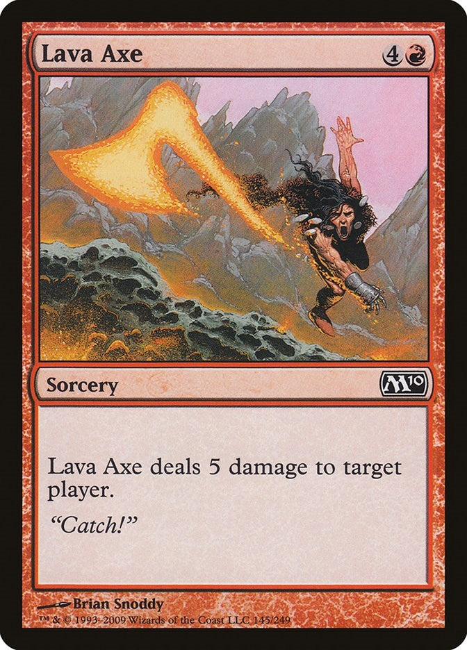 Image for Lava Axe (145) (M10) - Magic: The Gathering