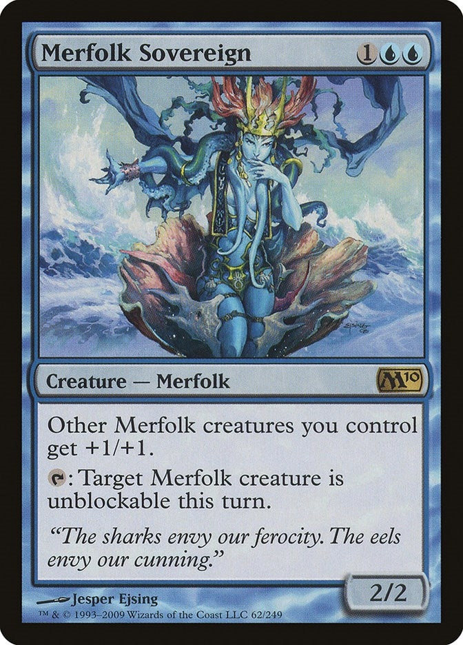 Image for Merfolk Sovereign (62) (M10) - Magic: The Gathering