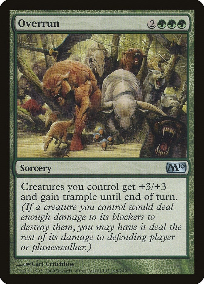 Image for Overrun (198) (M10) - Magic: The Gathering