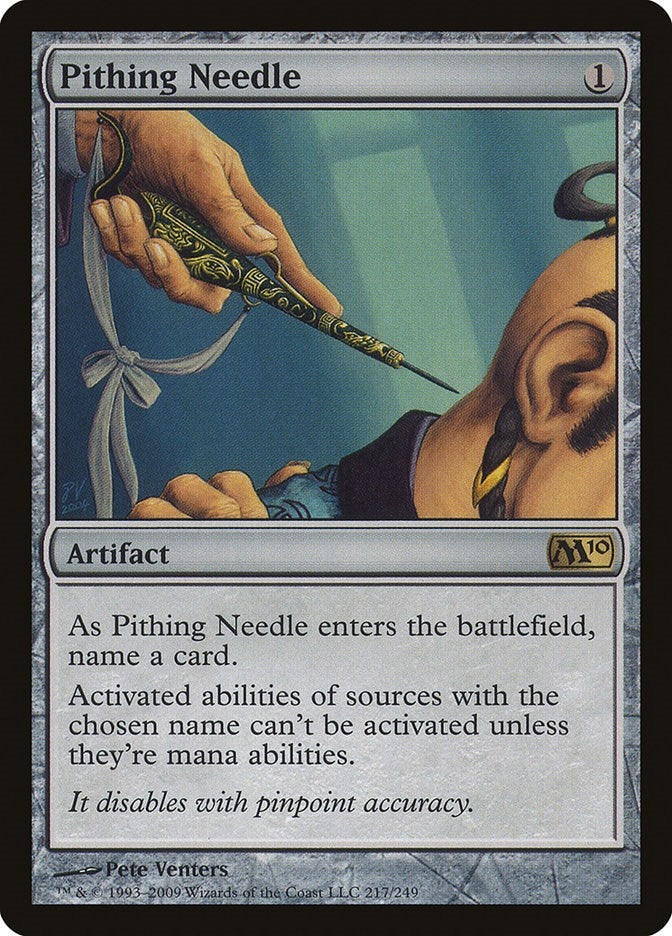 Image for Pithing Needle (217) (M10) - Magic: The Gathering