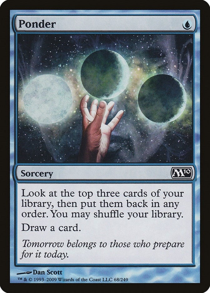 Image for Ponder (68) (M10) - Magic: The Gathering