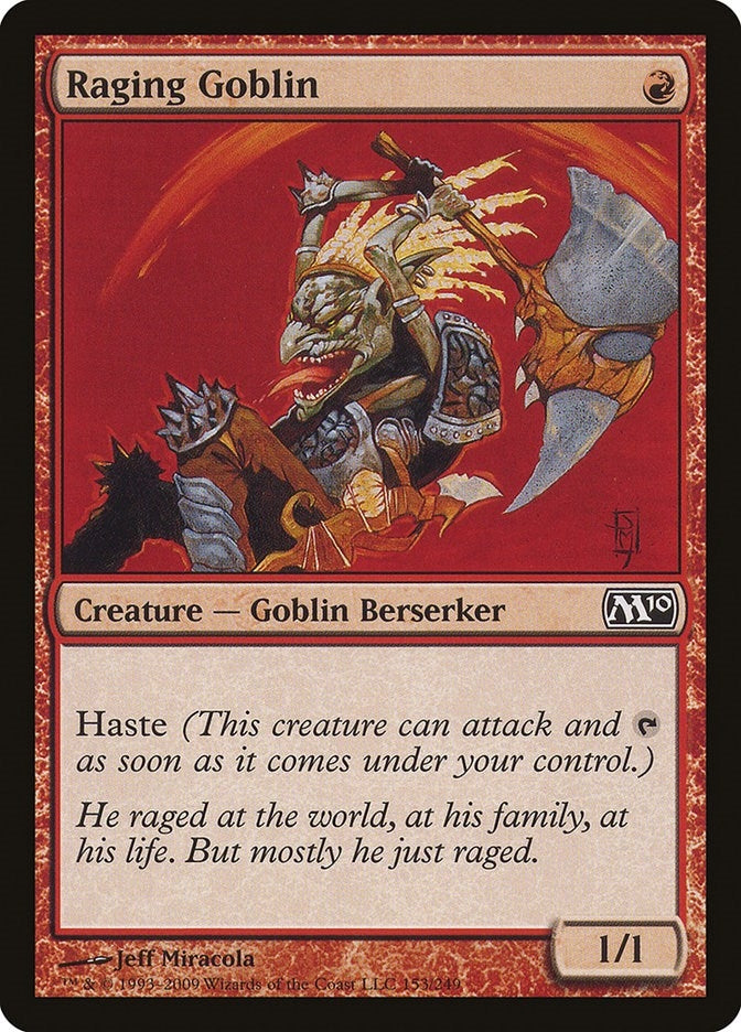Image for Raging Goblin (153) (M10) - Magic: The Gathering