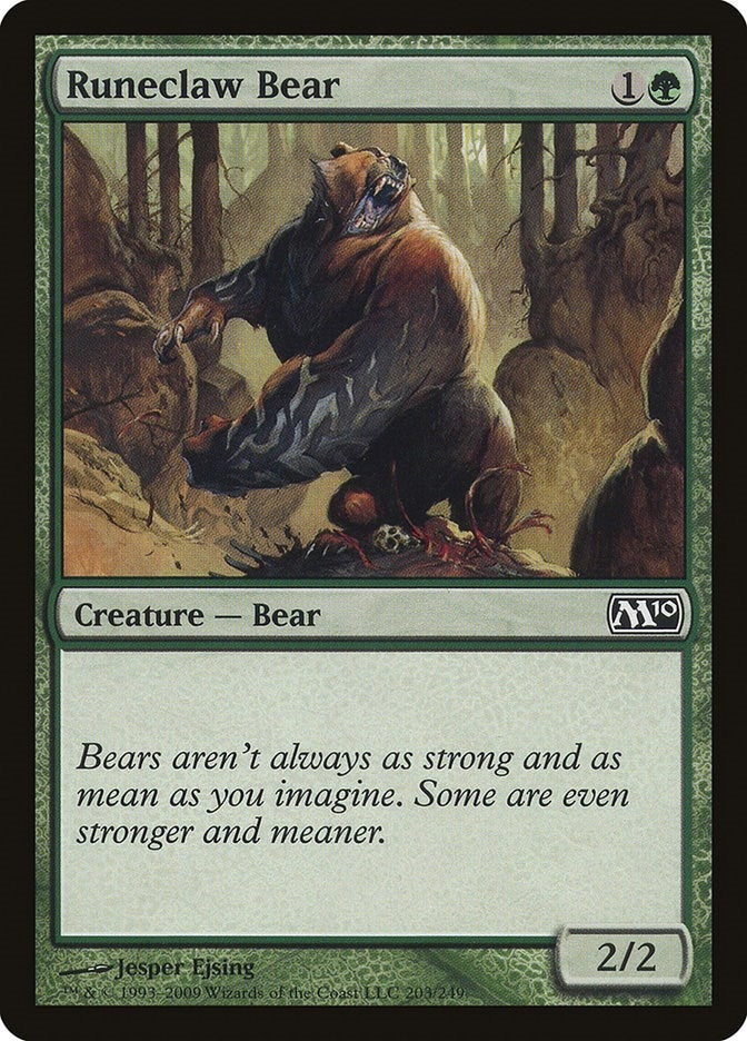 Image for Runeclaw Bear (203) (M10) - Magic: The Gathering