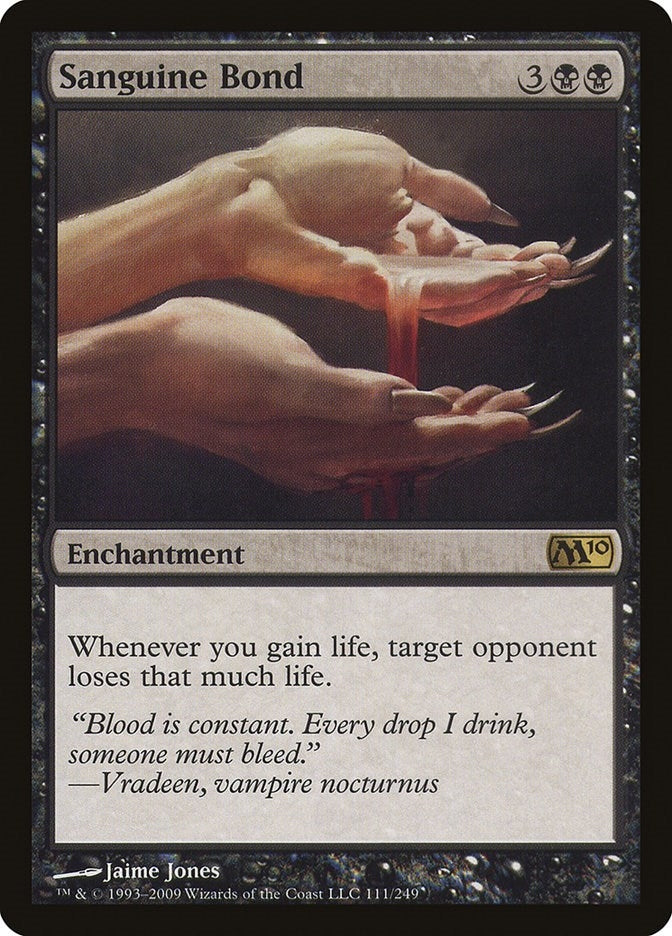 Image for Sanguine Bond (111) (M10) - Magic: The Gathering