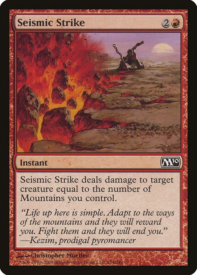 Image for Seismic Strike (154) (M10) - Magic: The Gathering