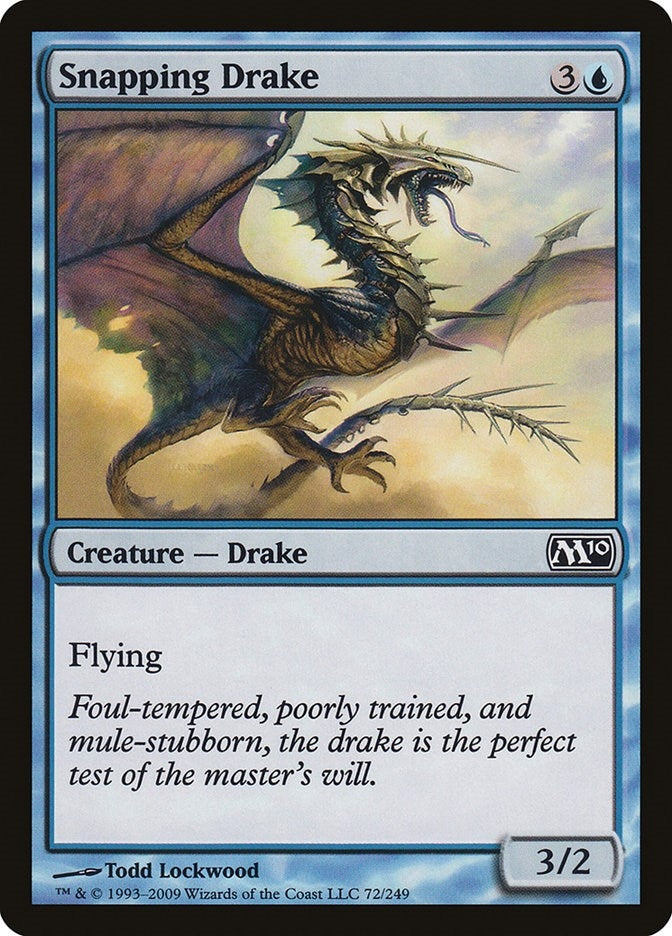 Image for Snapping Drake (72) (M10) - Magic: The Gathering