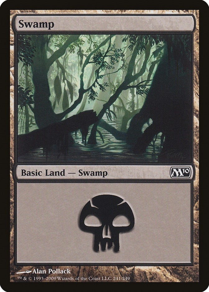 Image for Swamp (241) (241) (M10) - Magic: The Gathering