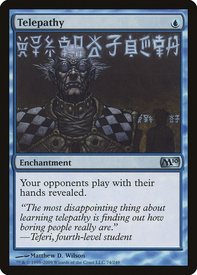 Image for Telepathy (74) (M10) - Magic: The Gathering