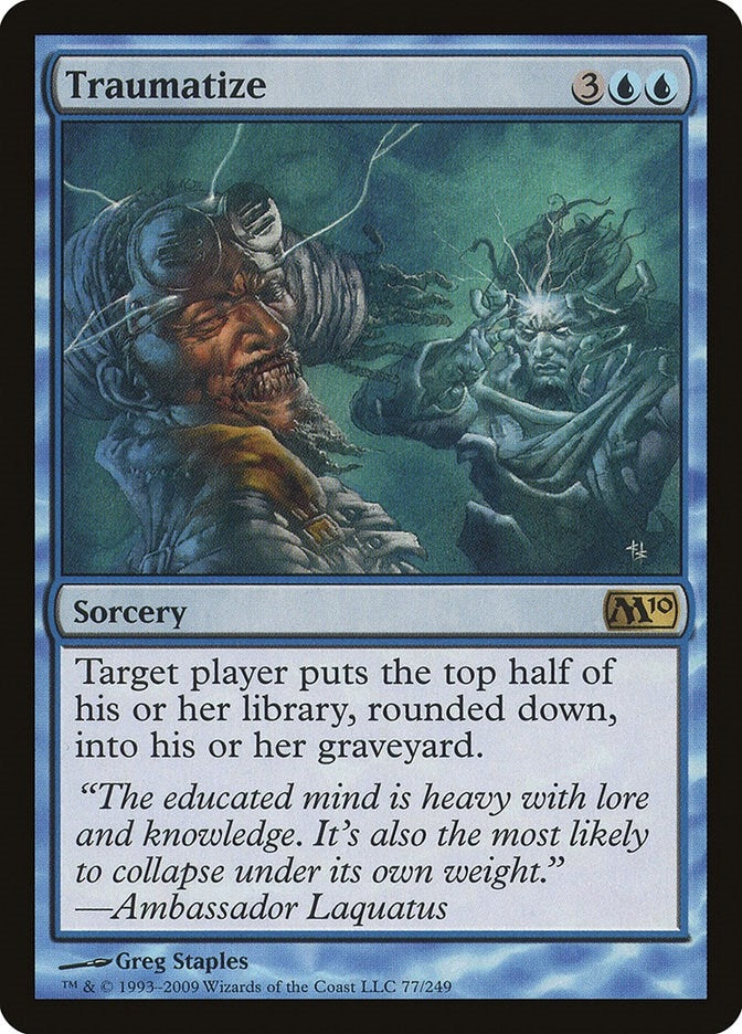 Image for Traumatize (77) (M10) - Magic: The Gathering