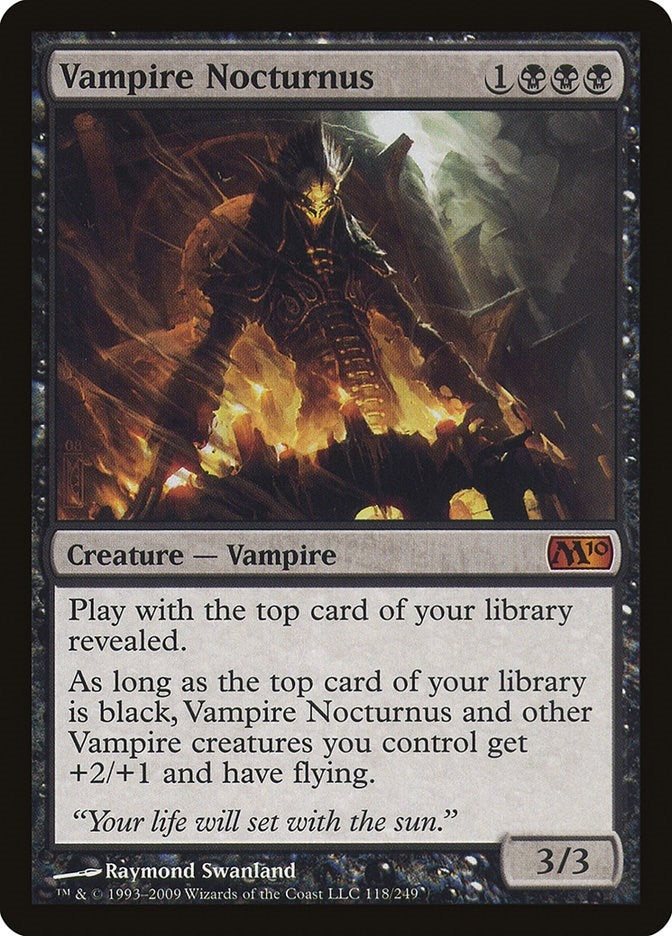 Image for Vampire Nocturnus (118) (M10) - Magic: The Gathering