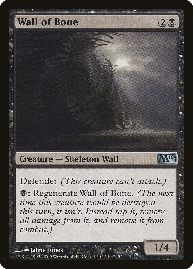 Image for Wall of Bone (119) (M10) - Magic: The Gathering