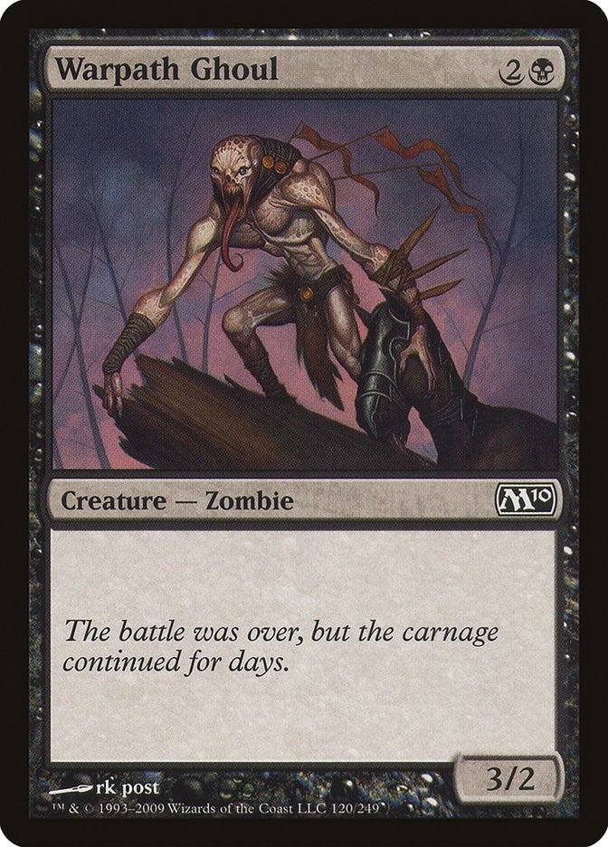 Image for Warpath Ghoul (120) (M10) - Magic: The Gathering