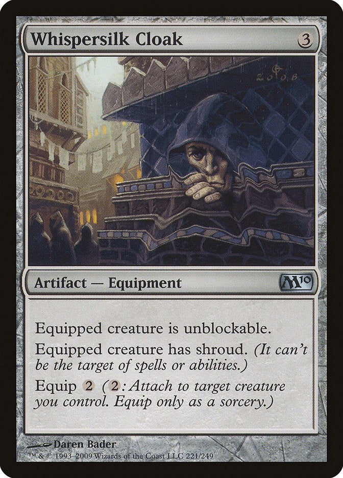 Image for Whispersilk Cloak (221) (M10) - Magic: The Gathering