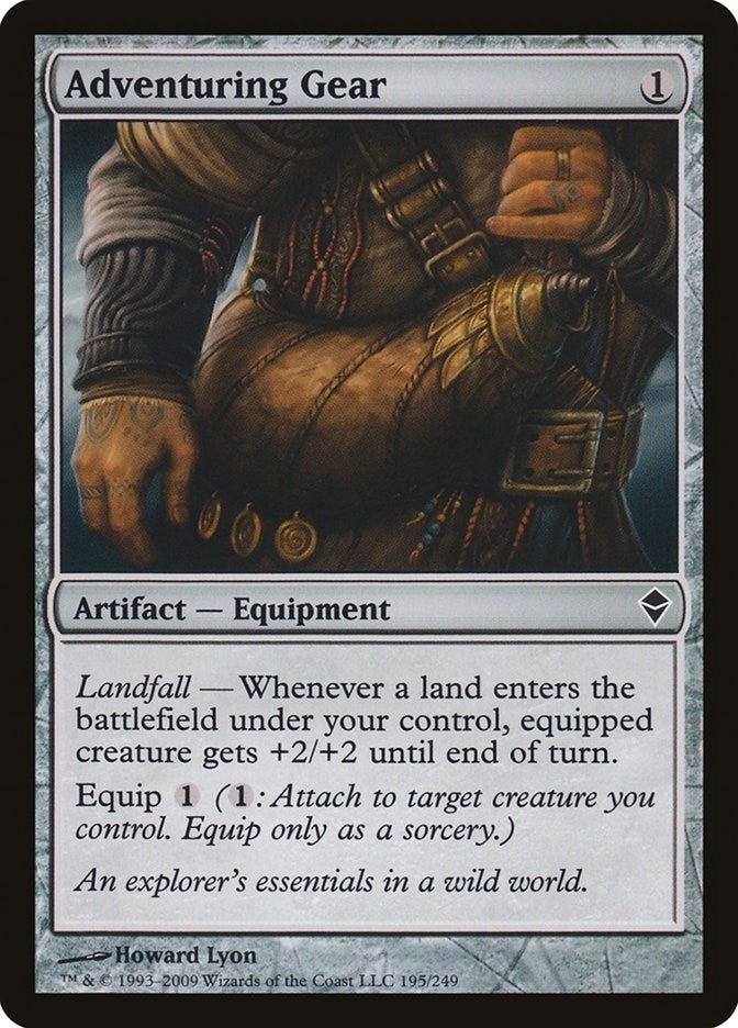 Image for Adventuring Gear (195) (ZEN) - Magic: The Gathering