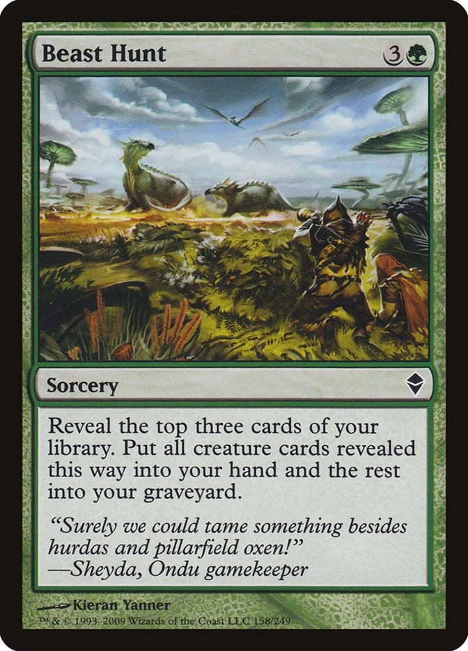 Image for Beast Hunt (158) (ZEN) - Magic: The Gathering
