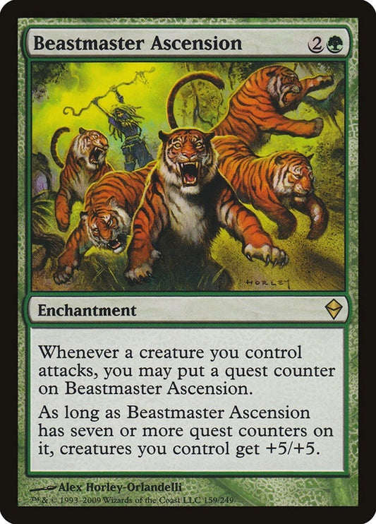 Image for Beastmaster Ascension (159) (ZEN) - Magic: The Gathering
