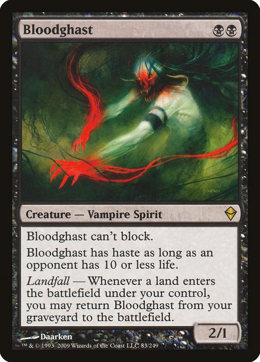 Image for Bloodghast (83) (ZEN) - Magic: The Gathering