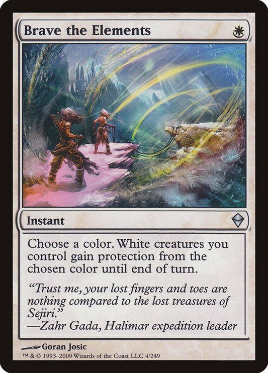 Image for Brave the Elements (4) (ZEN) - Magic: The Gathering