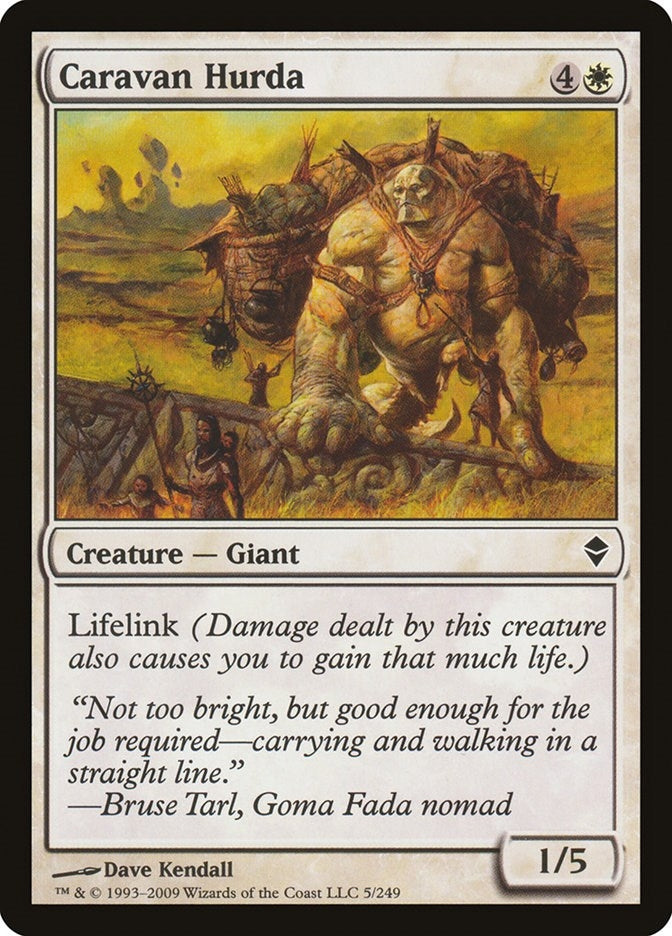 Image for Caravan Hurda (5) (ZEN) - Magic: The Gathering