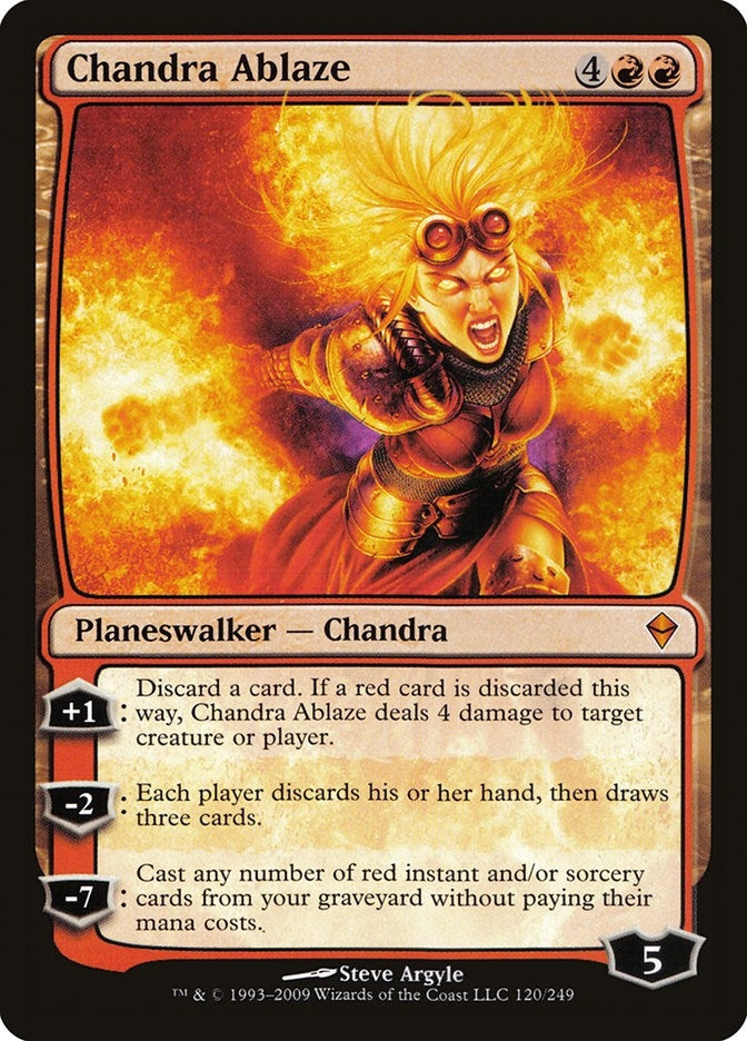 Image for Chandra Ablaze (120) (ZEN) - Magic: The Gathering