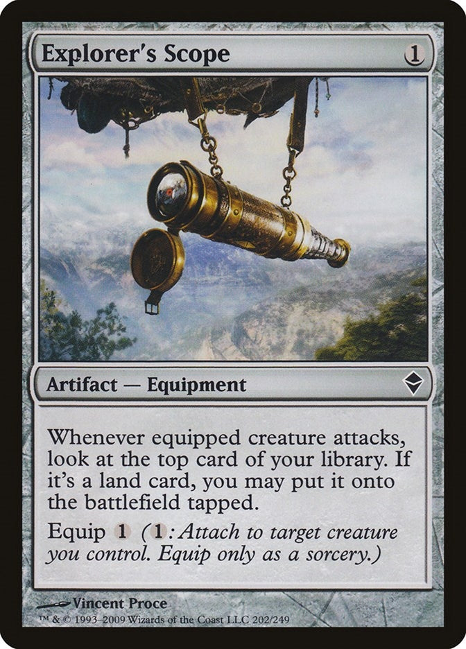Image for Explorer's Scope (202) (ZEN) - Magic: The Gathering