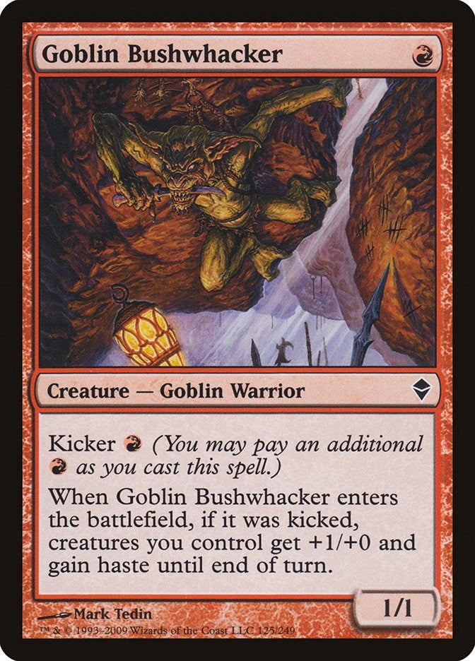 Image for Goblin Bushwhacker (125) (ZEN) - Magic: The Gathering
