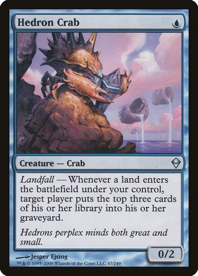 Image for Hedron Crab (47) (ZEN) - Magic: The Gathering