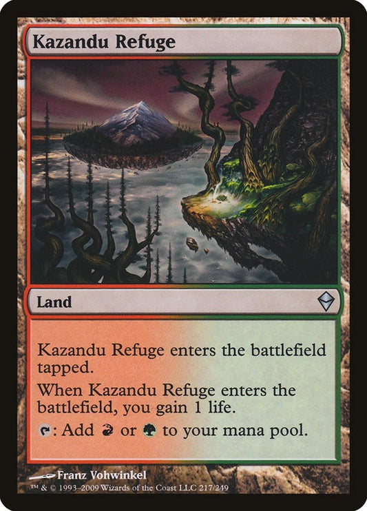 Image for Kazandu Refuge (217) (ZEN) - Magic: The Gathering