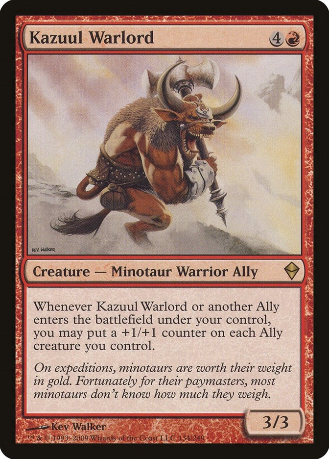 Image for Kazuul Warlord (134) (ZEN) - Magic: The Gathering