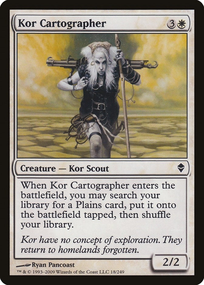 Image for Kor Cartographer (18) (ZEN) - Magic: The Gathering