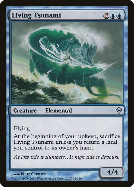 Image for Living Tsunami (52) (ZEN) - Magic: The Gathering