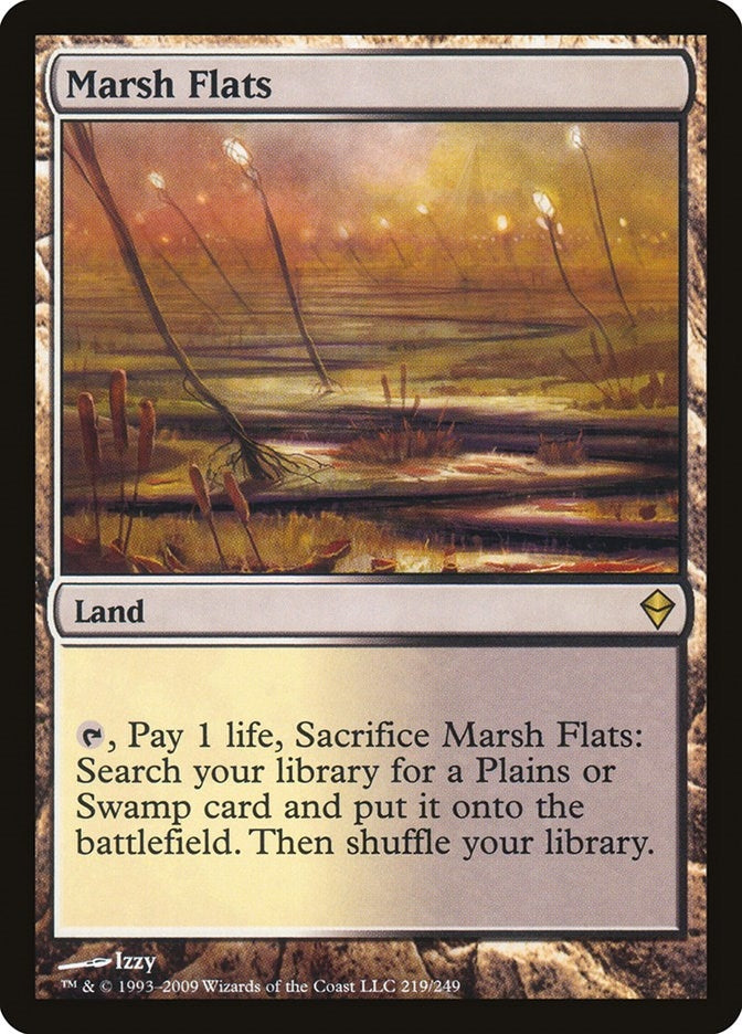 Image for Marsh Flats (219) (ZEN) - Magic: The Gathering