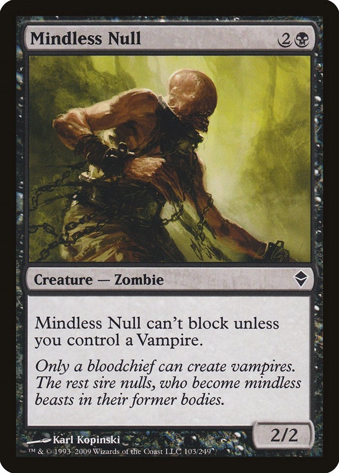 Image for Mindless Null (103) (ZEN) - Magic: The Gathering