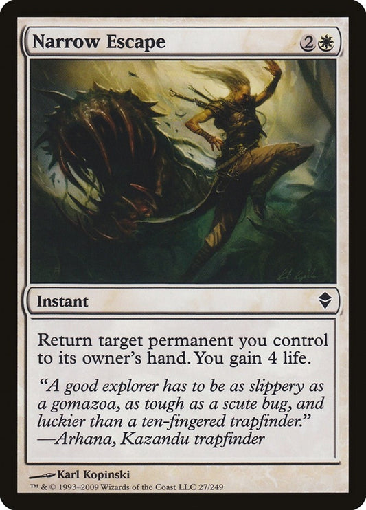 Image for Narrow Escape (27) (ZEN) - Magic: The Gathering