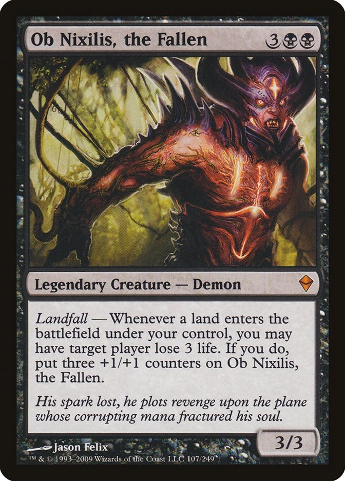 Image for Ob Nixilis, the Fallen (107) (ZEN) - Magic: The Gathering