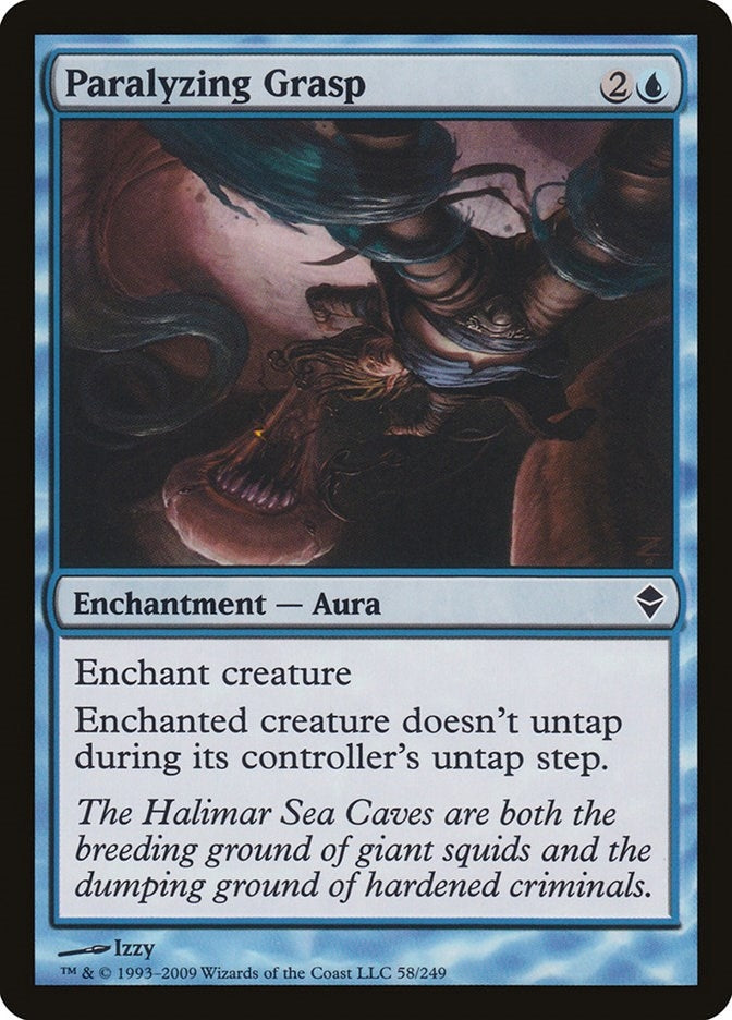 Image for Paralyzing Grasp (58) (ZEN) - Magic: The Gathering