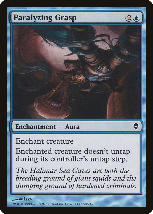 Image for Paralyzing Grasp (58) (ZEN) - Magic: The Gathering