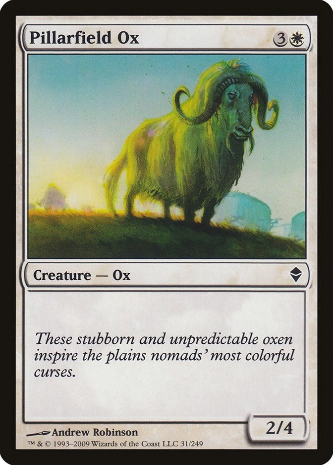 Image for Pillarfield Ox (31) (ZEN) - Magic: The Gathering