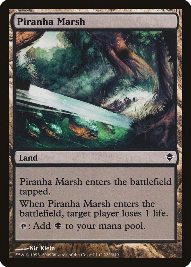 Image for Piranha Marsh (222) (ZEN) - Magic: The Gathering