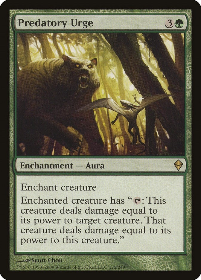Image for Predatory Urge (175) (ZEN) - Magic: The Gathering