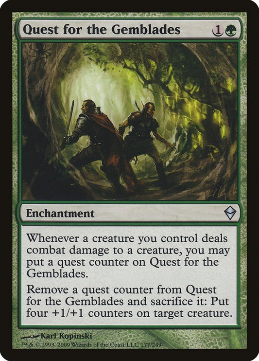 Image for Quest for the Gemblades (177) (ZEN) - Magic: The Gathering