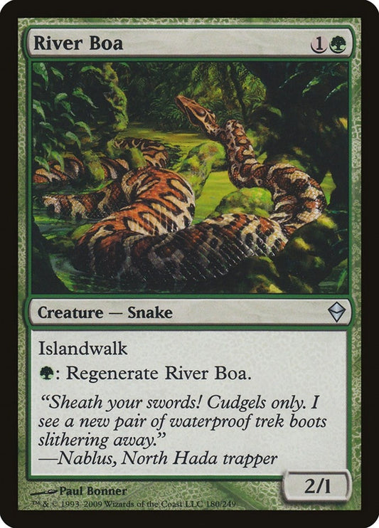 Image for River Boa (180) (ZEN) - Magic: The Gathering