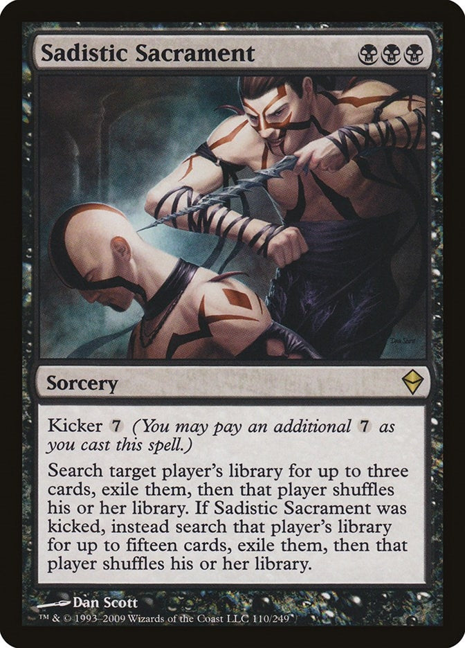 Image for Sadistic Sacrament (110) (ZEN) - Magic: The Gathering