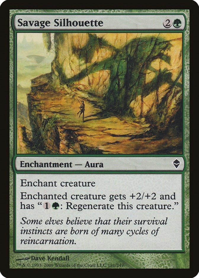 Image for Savage Silhouette (181) (ZEN) - Magic: The Gathering