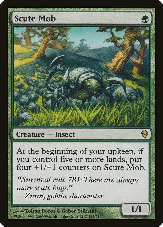 Image for Scute Mob (182) (ZEN) - Magic: The Gathering